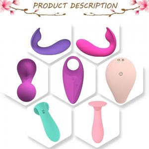 Female wearable remote control silicone clitoris Vibrator