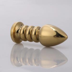 Customized Golden Color Metal Butt Plug for Adult