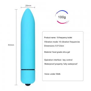 Multiple color bullet vibrator