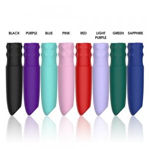 Rechargeable Silicone Bullet Vibrator - Flower-Shaped Mini Wand for Womens Self-Massage